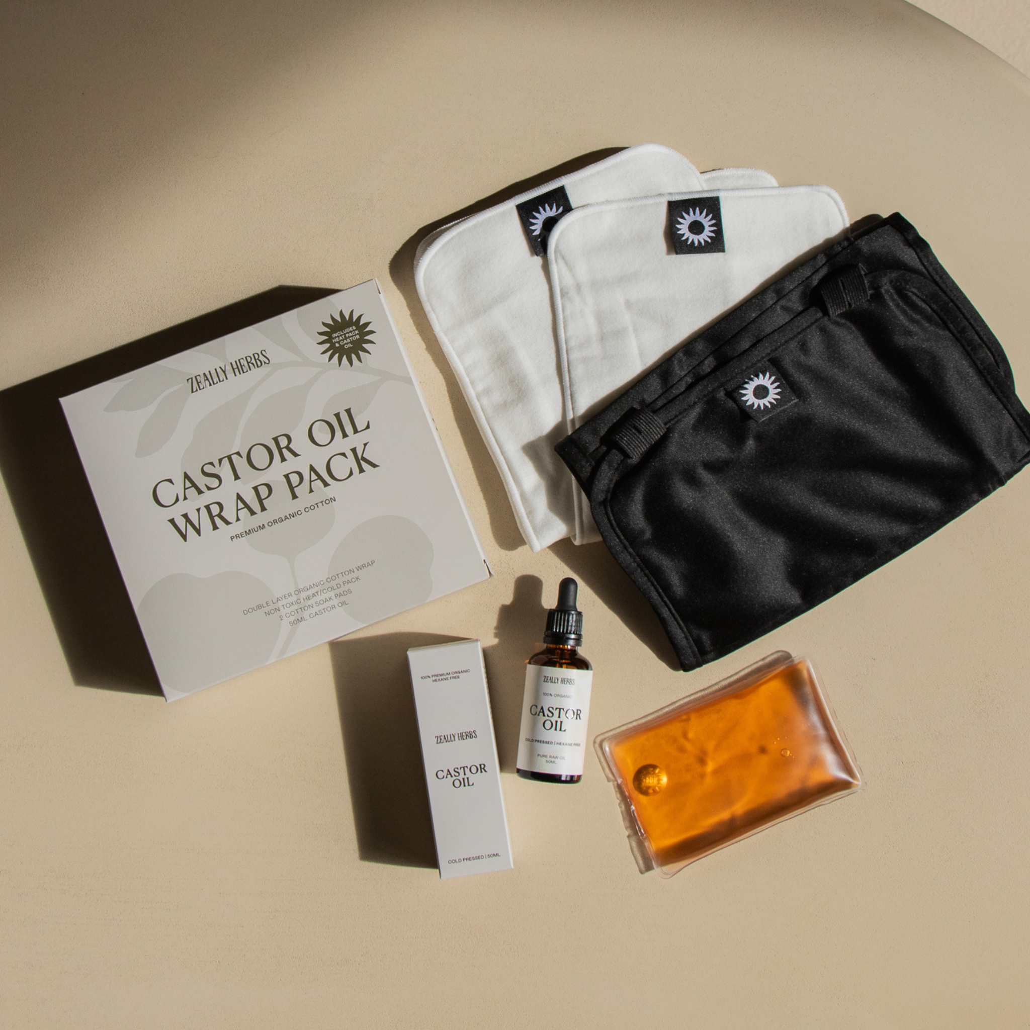 Zeally Castor Wrap Pack & Oil