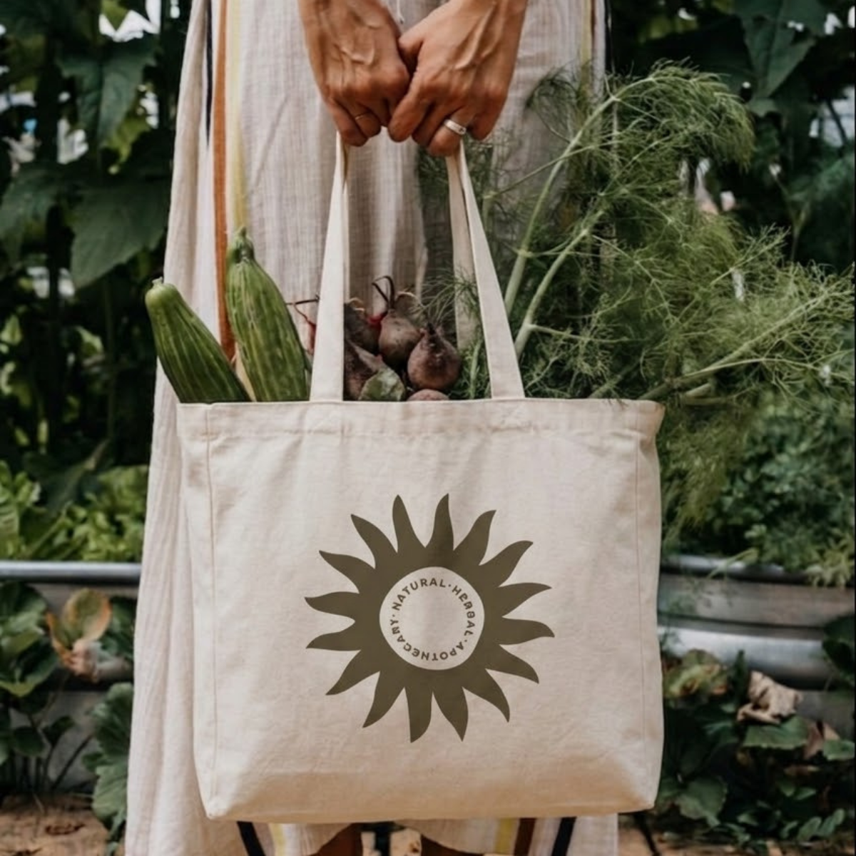 Zeally Organic Tote Shopping Bag