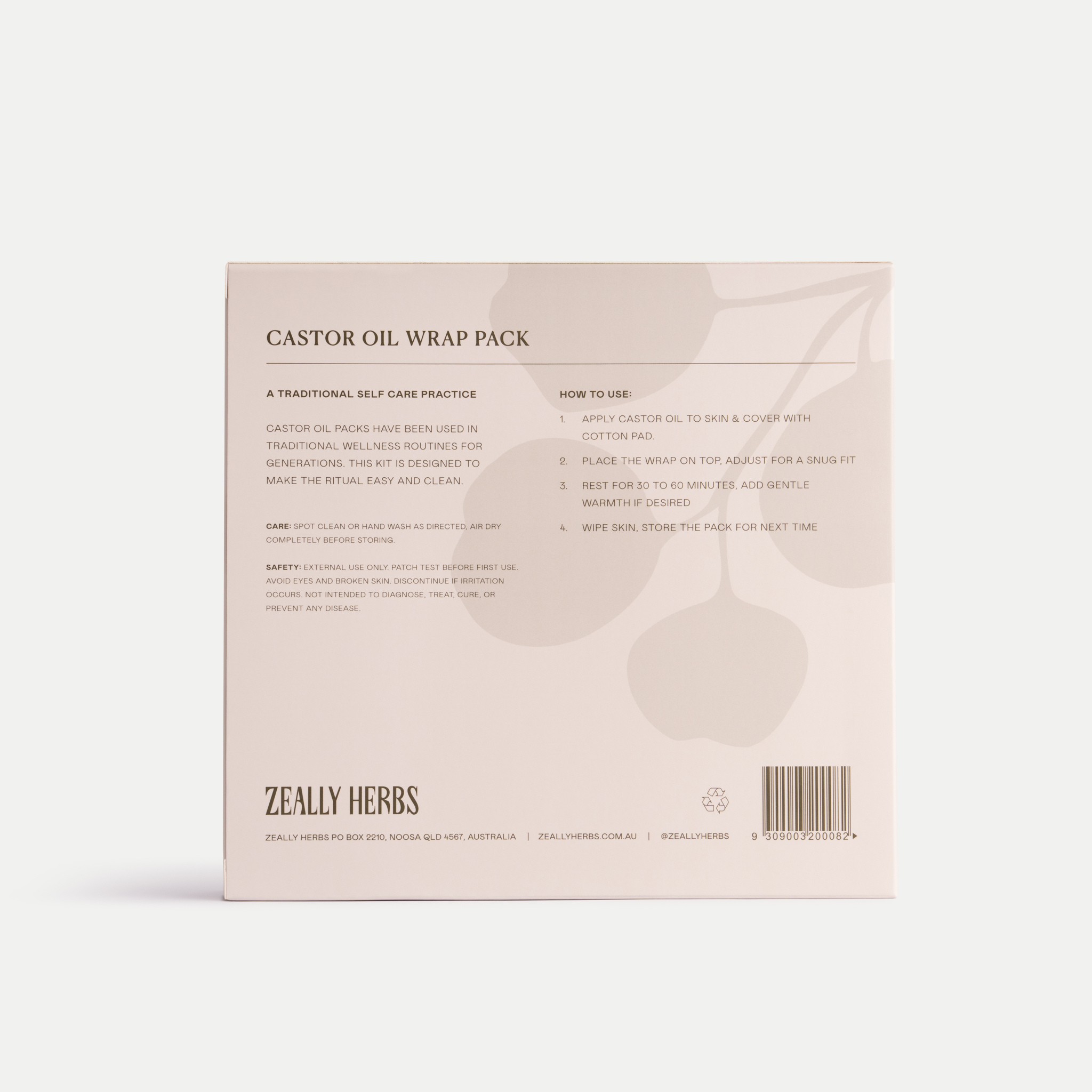 Zeally Castor Wrap Pack & Oil
